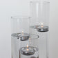 12 Pack 3" Silver Floating Candles, Unscented Dripless Wax Discs for Centerpieces