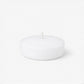 24 Pack White Floating Candles 3" – Unscented 8–10 Hour Burn, Dripless & Smokeless Disc Candles