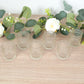 6-Pack Clear Glass Votive Tealight Holders - Stylish Primrose Design for Weddings & Décor