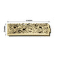 Gold foil floral lace candle holder wrap, 20 pack for decorative tealight use.