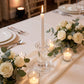 6 Pack Low Glass Taper Candle Holders, 3" Tall, Clear – Pedestal Candlestick Holders