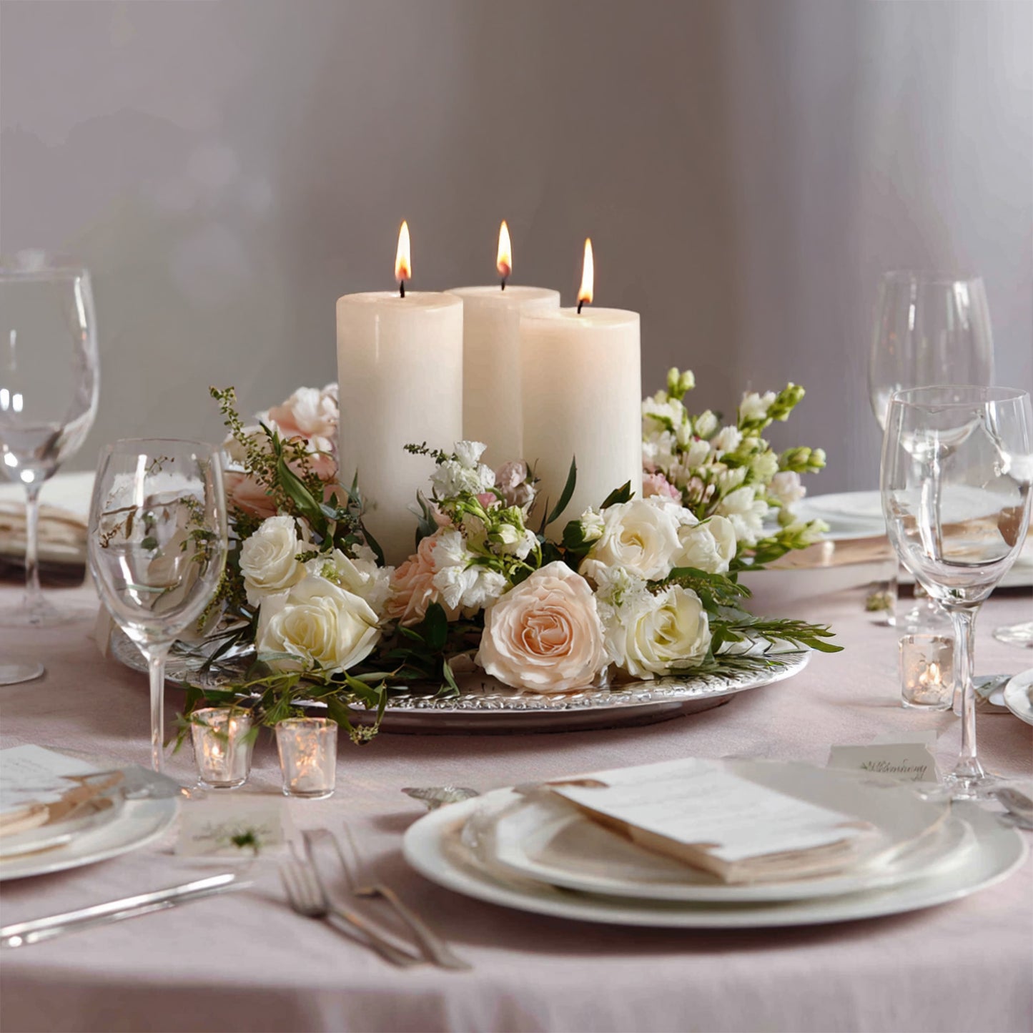 6-Pack Unscented Dripless Pillar Candles – 3"x6" White Paraffin Wax with Smokeless Cotton Wicks, Clean & Long-Lasting 60-Hour Burn