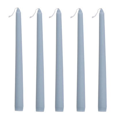 Timeless Elegance with Dusty Blue Taper Candles