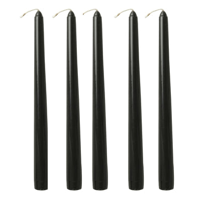 Sophisticated Elegance with Black Taper Candles