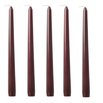 Elevate Your Decor with Burgundy Taper Candles