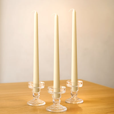 Ivory 10-Inch Taper Candles