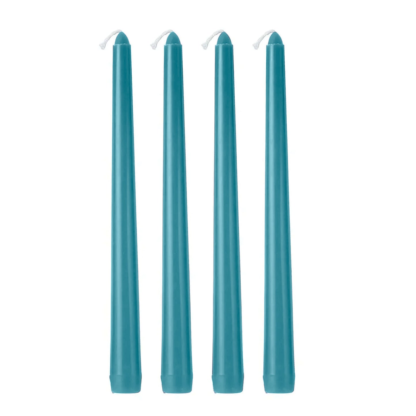 12 Pack | 10inch Navy Blue Premium Wax Taper Candles, Unscented Candles#whtbkgd