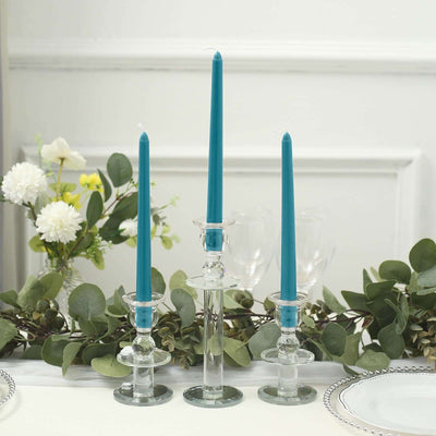 Versatile Décor with Blue Taper Candles