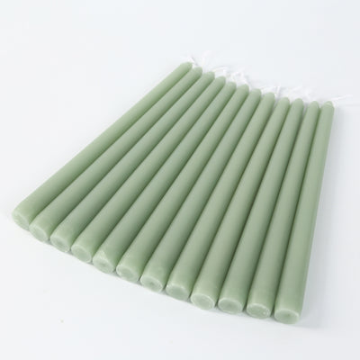 Long-Lasting Sage Green Wax Candles