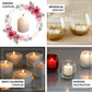 12 Pack | 2" Ivory Votive Candles, Mini Multi-Purpose Candle Decor