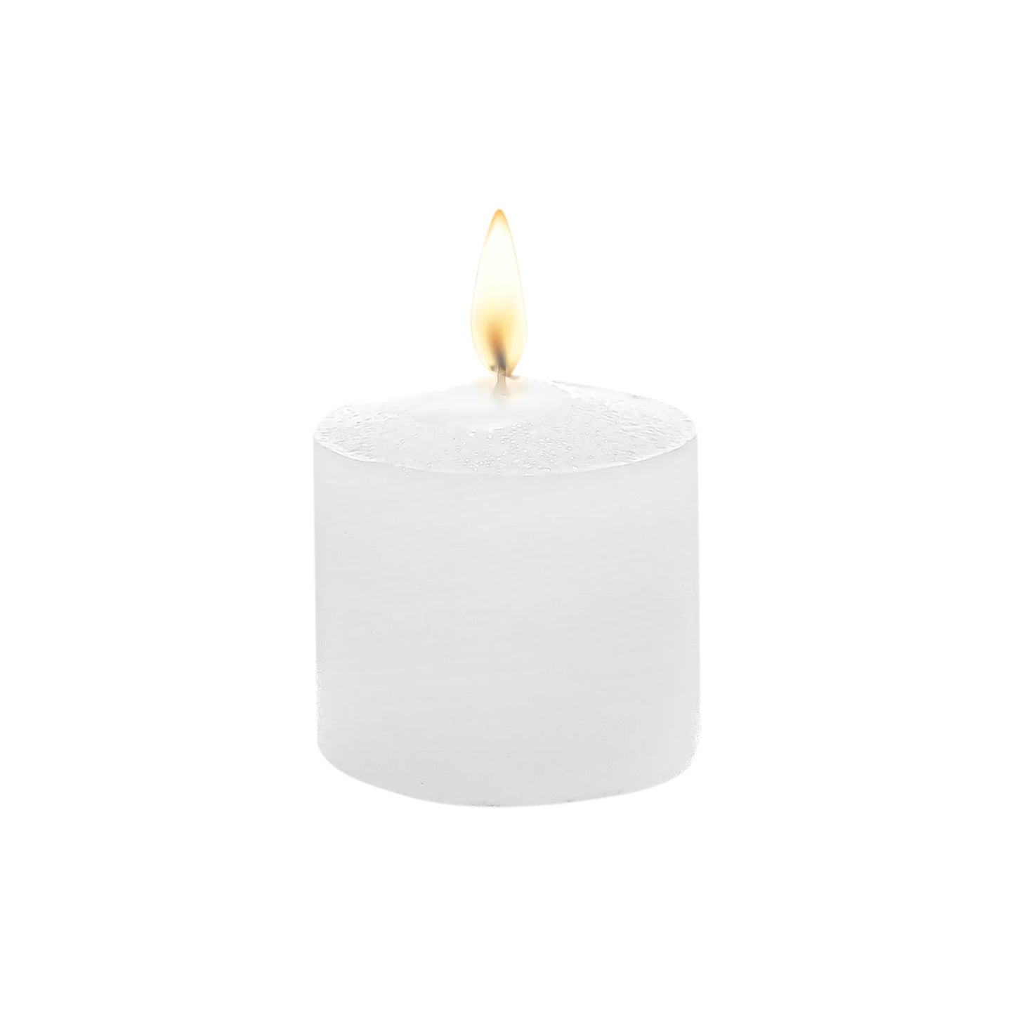 12 Pack White 1.5" Votive Candles, Unscented – 10 Hour Burn, Clean Cotton Wick