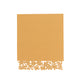 Gold wedding table number cards with laser cut leaf vine design.
