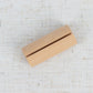 10 Pack | 2" Natural Rustic Style Cylindrical Wooden Place Card Holders, Farmhouse Table Number Stands
