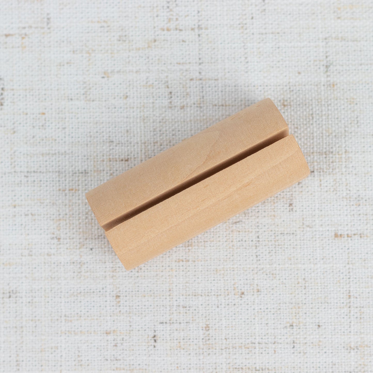 10 Pack | 2" Natural Rustic Style Cylindrical Wooden Place Card Holders, Farmhouse Table Number Stands