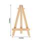 Natural mini rustic wooden easel stands for table displays.