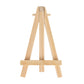 Natural wood mini rustic place card holder easel stand.