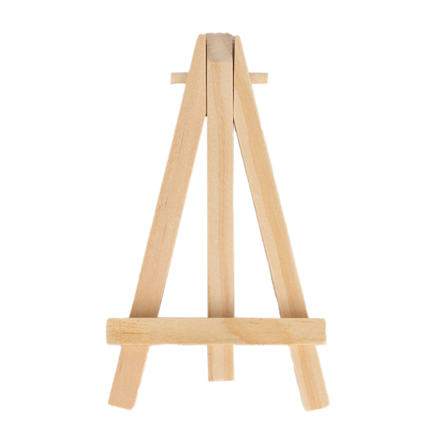 Natural wood mini rustic place card holder easel stand.