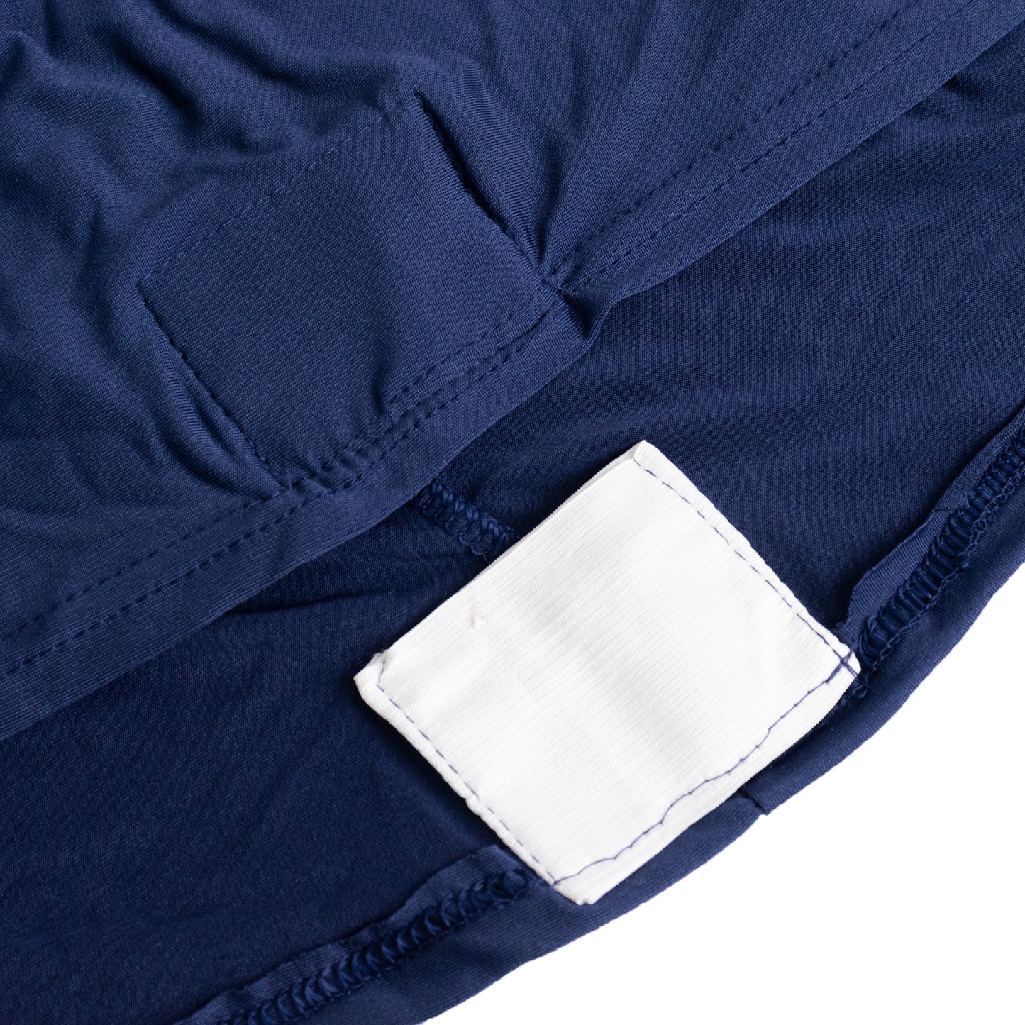 Navy Blue Premium Spandex Stretch Fitted Banquet Chair Cover With Foot Pockets - 220 GSM