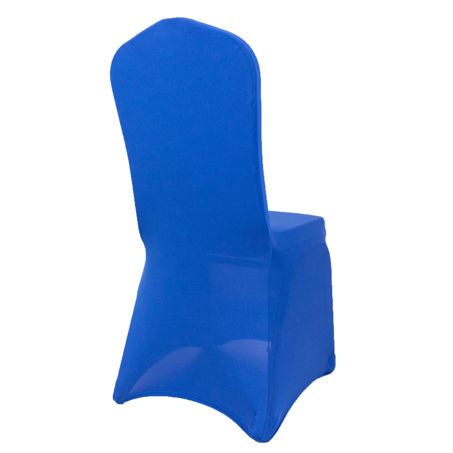 Royal Blue Fitted Banquet Chair Cover with Foot Pockets