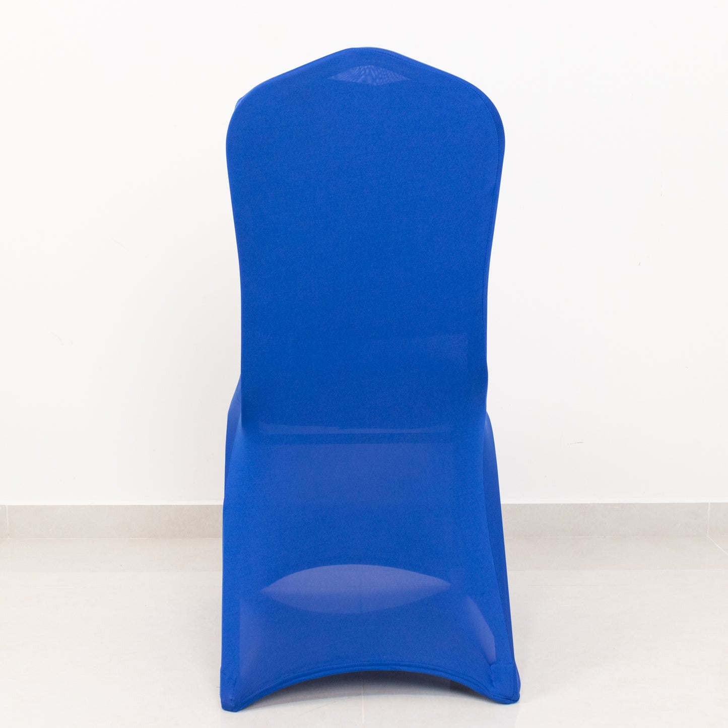 Royal Blue Fitted Banquet Chair Cover with Foot Pockets