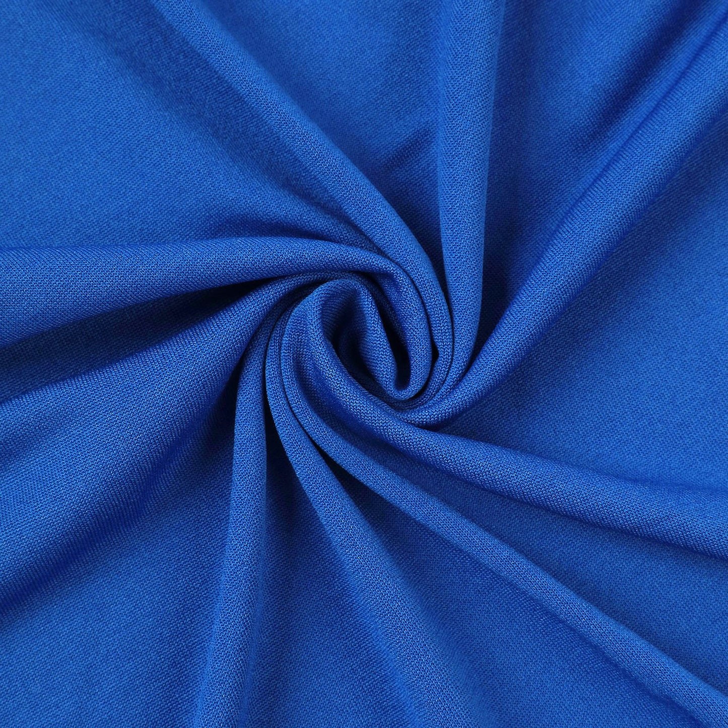 Royal Blue Spandex Stretch Fitted Banquet Chair Cover with Foot Pockets