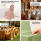 Crinkle Crushed Taffeta Banquet Chair Cover, Reusable Wedding Chair Cover