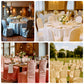 Crinkle Crushed Taffeta Banquet Chair Cover, Reusable Wedding Chair Cover