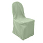 10 Pack Sage Green Polyester Banquet Chair Covers, Reusable Stain Resistant Slip On Chair Covers