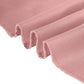 Dusty rose polyester folding chair covers, reusable and stain resistant.