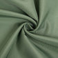 Dusty sage green polyester folding chair covers, reusable and stain resistant.