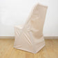 Beige Lifetime Polyester Reusable Folding Chair Cover, Durable Chair Cover