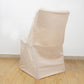 Beige Lifetime Polyester Reusable Folding Chair Cover, Durable Chair Cover