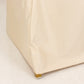 Beige Stretch Slim Fit Scuba Banquet Chair Cover, Wrinkle Free Durable Slip On Chair Cover