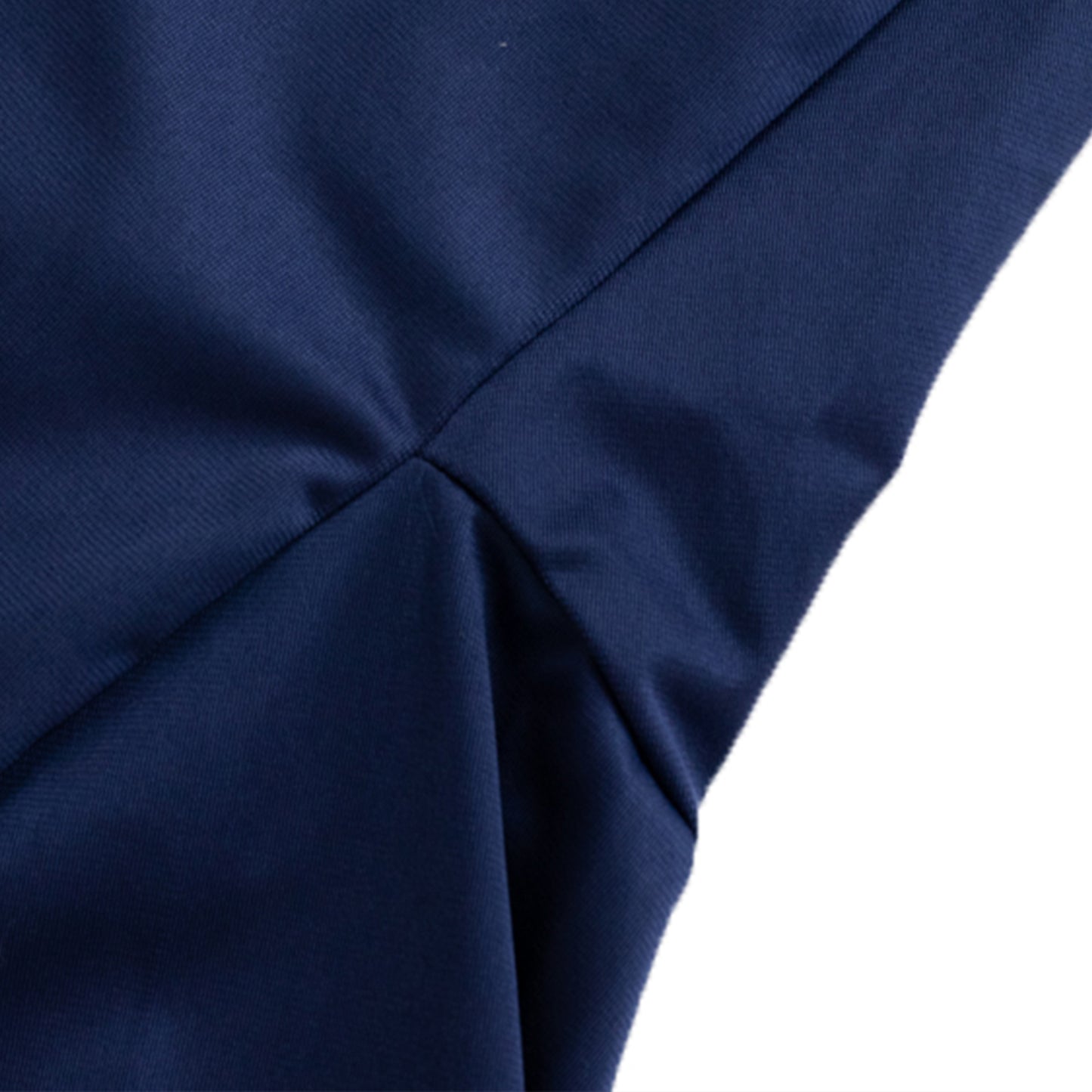 Scuba Stretch Folding Chair Cover Navy Blue - Wrinkle Free & Durable Slipcover