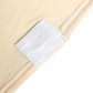 10 Pack Beige Spandex Folding Slip On Chair Covers, Stretch Fitted Chair Covers - 160 GSM