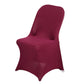 Burgundy Spandex Stretch Fitted Folding Chair Cover - 160 GSM