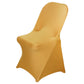 Gold Spandex Stretch Fitted Folding Chair Cover - 160 GSM