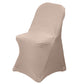 Nude Spandex Stretch Fitted Folding Chair Cover - 160 GSM