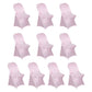10 Pack Pink Spandex Folding Slip On Chair Covers, Stretch Fitted Chair Covers - 160 GSM