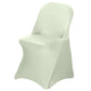 Sage Green Spandex Stretch Fitted Folding Chair Cover - 160 GSM