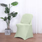 Sage Green Spandex Stretch Fitted Folding Chair Cover - 160 GSM