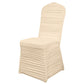 Champagne Rouge Stretch Spandex Fitted Banquet Chair Cover