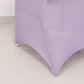 Lavender Lilac Spandex Banquet Chair Cover with Silver Rhinestone Buckled Sash Band, Stretched Fitted Slip On Chair Cover
