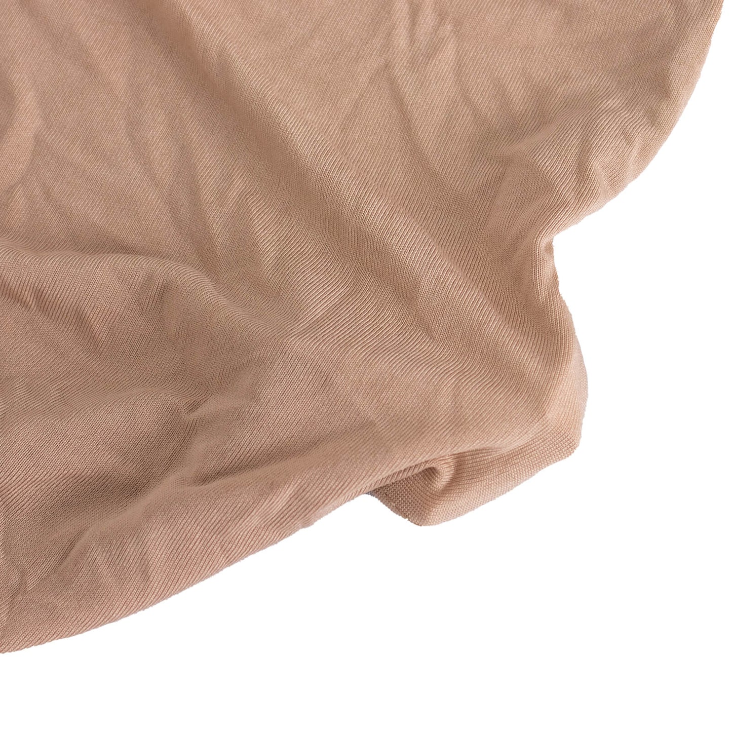 Nude Spandex Banquet Chair Cover with Silver Rhinestone Buckled Sash Band, Stretched Fitted Slip On Chair Cover