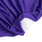 Purple Spandex Banquet Chair Cover with Silver Rhinestone Buckled Sash Band, Stretched Fitted Slip On Chair Cover
