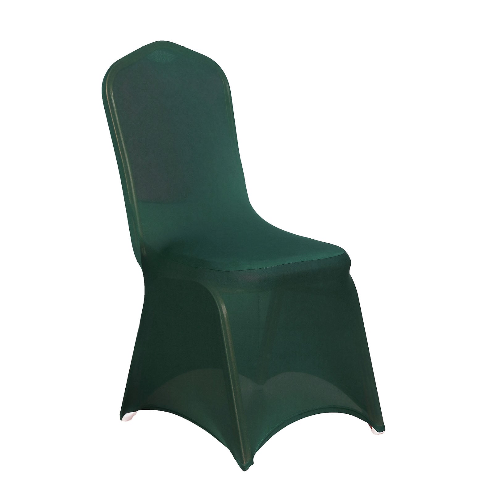 Hunter Emerald Green Spandex Stretch Fitted Banquet Chair Cover - 160 GSM