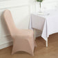 Nude Spandex Stretch Fitted Banquet Chair Cover - 160 GSM