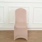 10 Pack Nude Spandex Fitted Banquet Chair Covers, Reusable Stretched Slip On Chair Covers