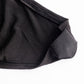 3-Way Open Arch Black Premium Stretch Spandex Wedding Chair Cover, Fitted Banquet Chair Cover with Foot Pockets - 160 GSM