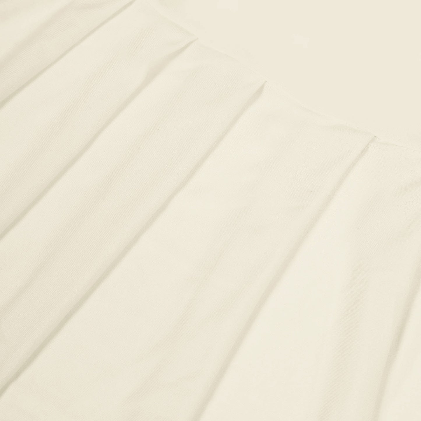 Ivory Ruffle Pleated Skirt Banquet Spandex Chair Slipcover, 1-Piece Stretch Fitted Chair Cover